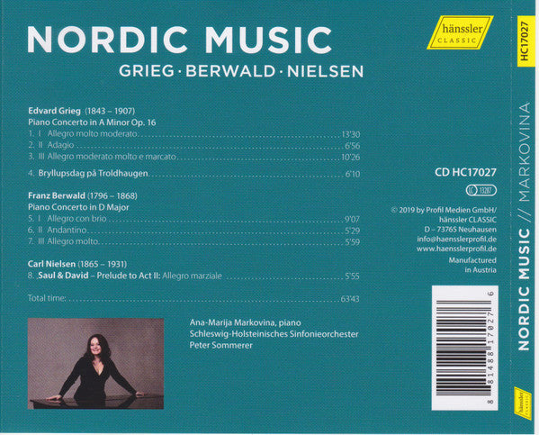 Schleswig-Holsteinisches Sinfonieorchester : Nordic Music (CD)