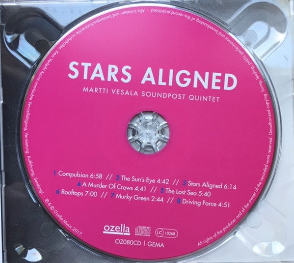 Martti Vesala Soundpost Quintet : Stars Aligned (CD, Album)