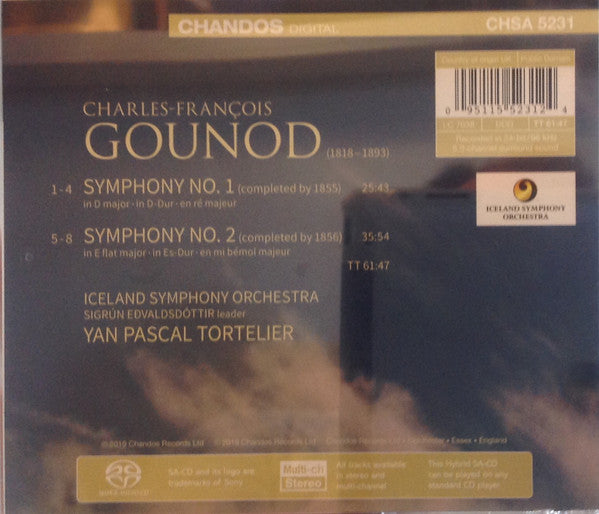 Charles Gounod - Iceland Symphony Orchestra, Yan Pascal Tortelier : Symphonies (SACD, Hybrid, Multichannel, DSD)