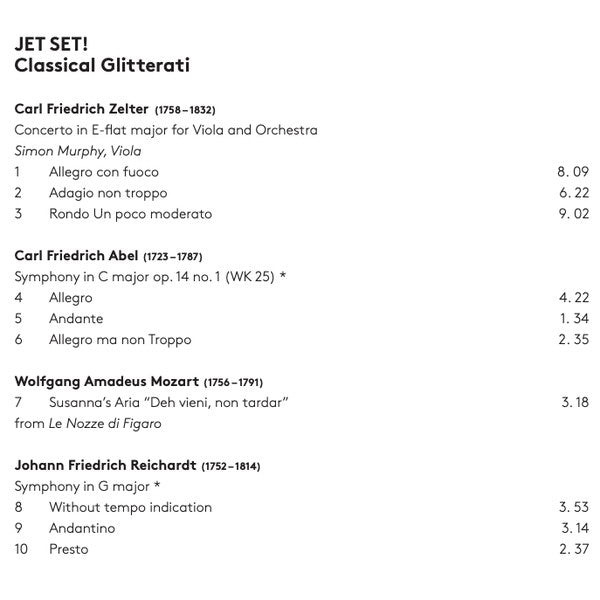 Simon Murphy (3), New Dutch Academy : Jet Set! Classical Glitterati (SACD, Hybrid, Multichannel)