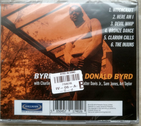 Donald Byrd : Byrd In Hand (CD, Album, Mono, RE)