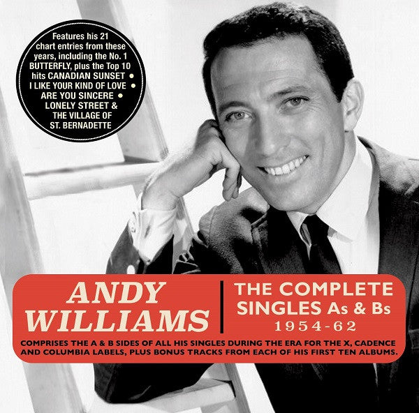 Andy Williams : The Complete Singles As & Bs 1954-62 (2xCDr, Album, Comp)