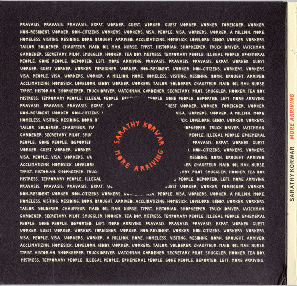 Sarathy Korwar : More Arriving (CD, Album)