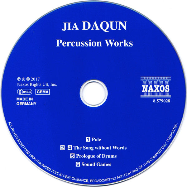 Jia Daqun, Lu Zhengdao, Stick Game Percussion Ensemble, Gu-Feng Ensemble : Percussion Works (CD, Album)