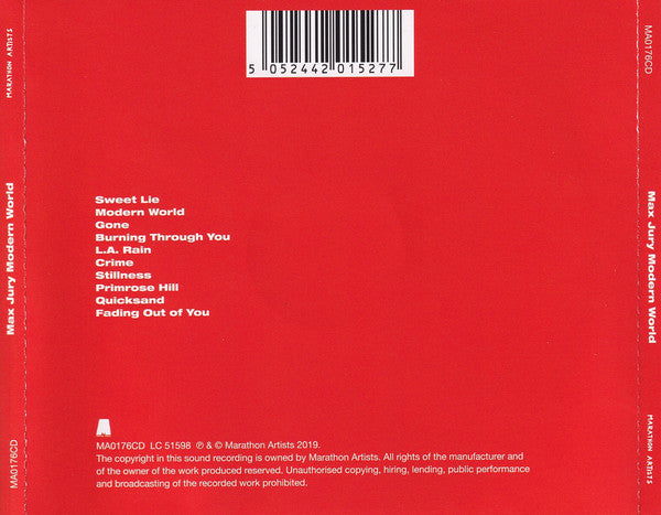 Max Jury : Modern World (CD, Album)