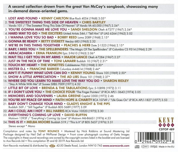 Van McCoy : This Is It! (More From The Van McCoy Songbook 1962-1977) (CD, Comp)