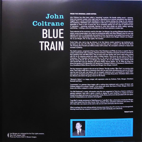 John Coltrane : Blue Train (LP, Album, Ltd, RE, 180)