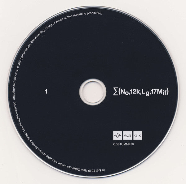 New Order + Liam Gillick : ∑(No,12k,Lg,17Mif) New Order + Liam Gillick: So It Goes.. (2xCD, Album)