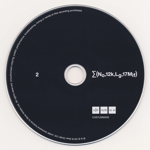 New Order + Liam Gillick : ∑(No,12k,Lg,17Mif) New Order + Liam Gillick: So It Goes.. (2xCD, Album)