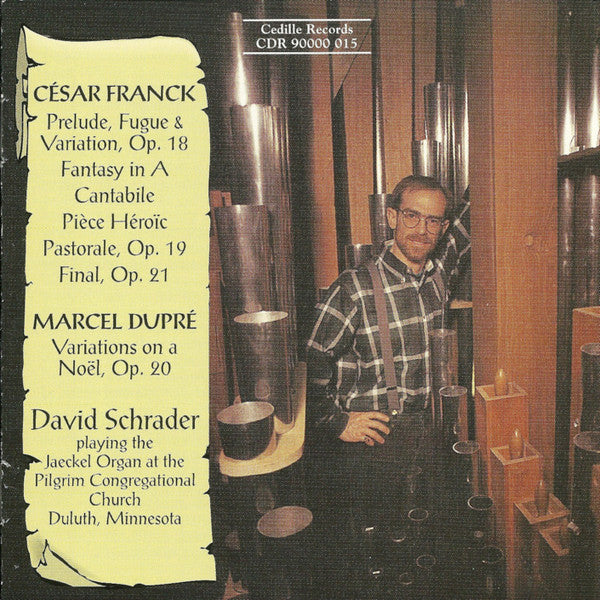 David Schrader : Organ Music Of Franck And Dupré (CD, Album)