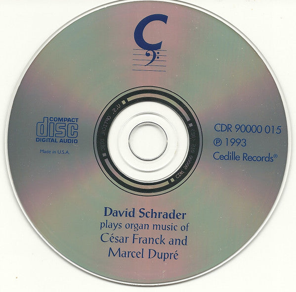 David Schrader : Organ Music Of Franck And Dupré (CD, Album)