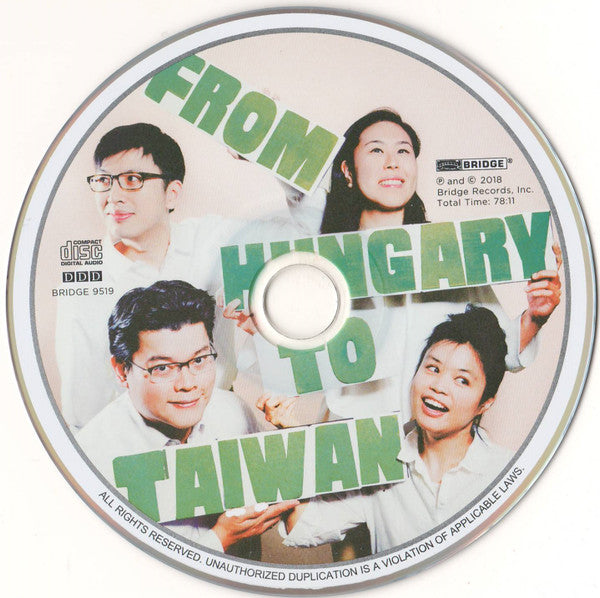 Formosa Quartet : From Hungary To Taiwan (CD)