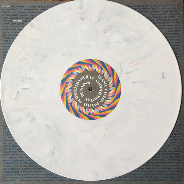 Gauche (2) : A People’s History Of Gauche (LP, Album, Pin + Flexi, 7", Shape, S/Sided, Single)