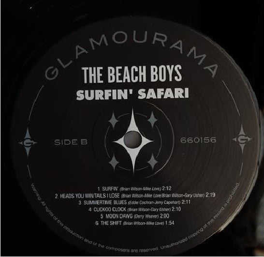 The Beach Boys : Surfin' Safari (LP, Album, RE + 7", Single, Gre)