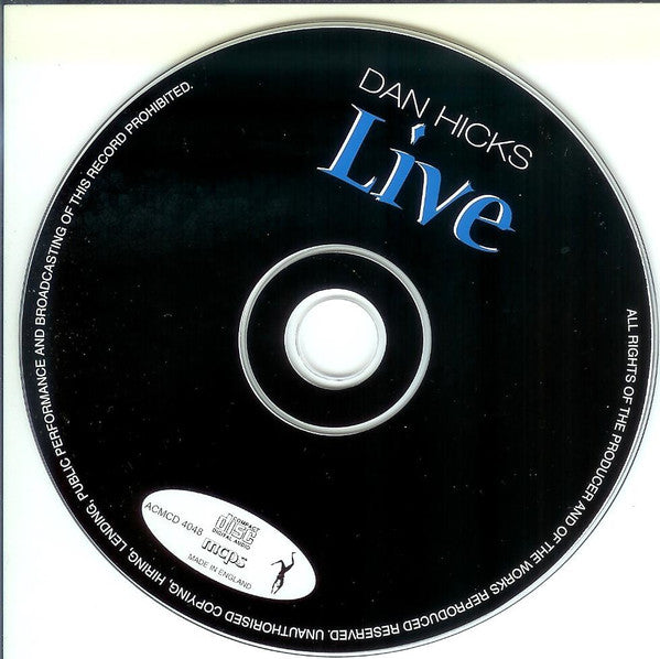 Dan Hicks : Live (CD, Album)