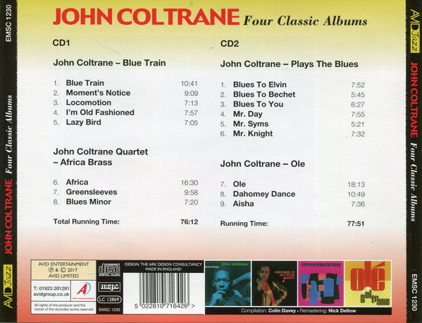 John Coltrane : Four Classic Albums (2xCD, Comp)