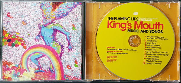 The Flaming Lips Featuring Narration By Mick Jones : King's Mouth (Music And Songs) (CD, Album)