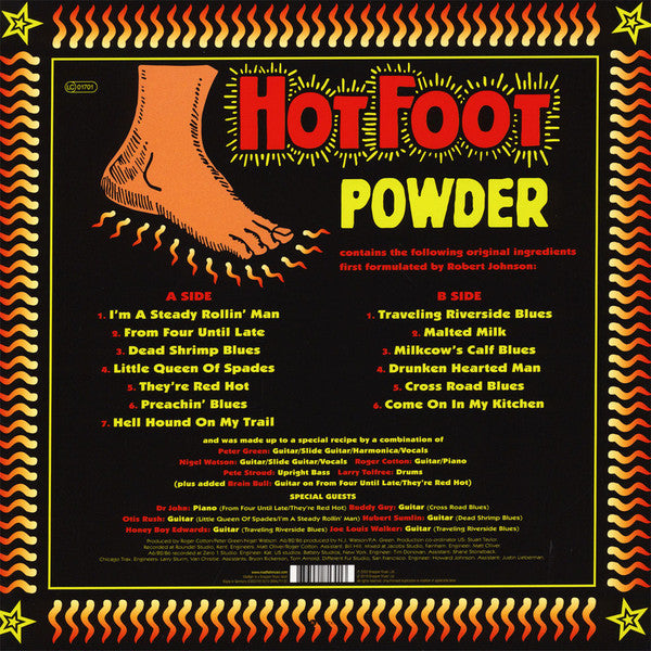 Peter Green (2) With Nigel Watson, Peter Green Splinter Group : Hot Foot Powder (LP, Album, Ltd, RE, Yel)