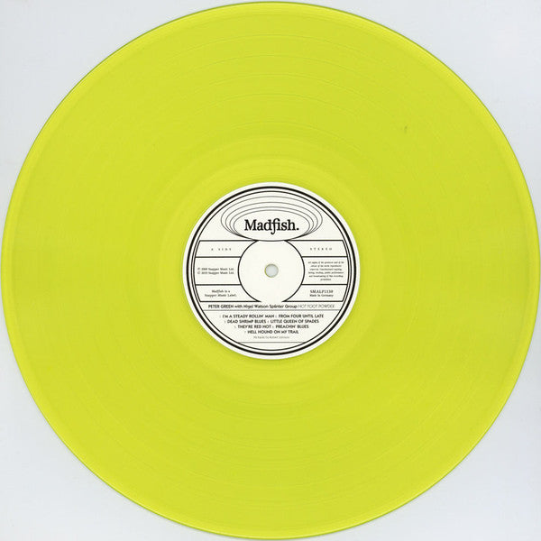 Peter Green (2) With Nigel Watson, Peter Green Splinter Group : Hot Foot Powder (LP, Album, Ltd, RE, Yel)