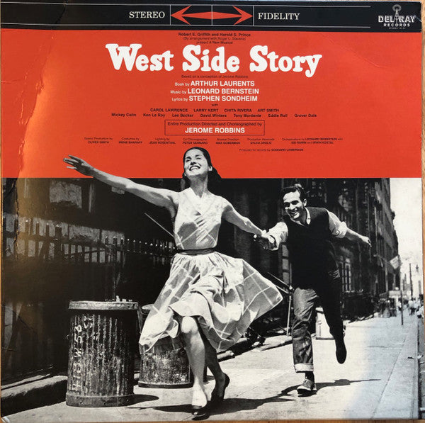 Leonard Bernstein, Stephen Sondheim With Carol Lawrence, Larry Kert, Chita Rivera, Arthur Gordon Smith, Jerome Robbins : West Side Story (LP, Ltd, RE, RM, 180)