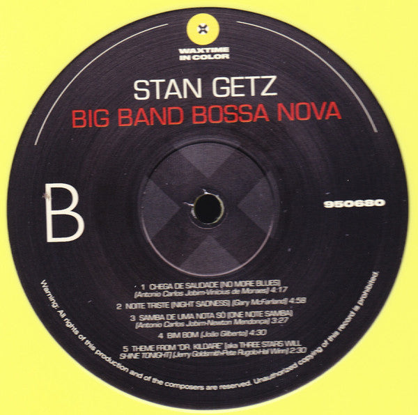 Stan Getz : Big Band Bossa Nova (LP, Album, Ltd, Yel)