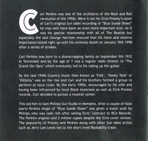 Carl Perkins : Be Bop a Lula (CD, Comp)