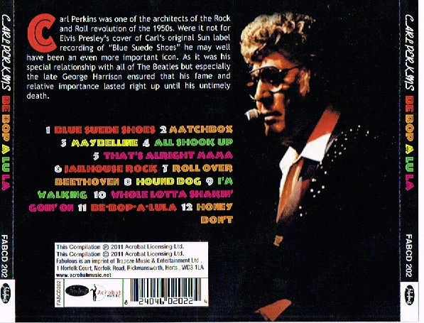 Carl Perkins : Be Bop a Lula (CD, Comp)