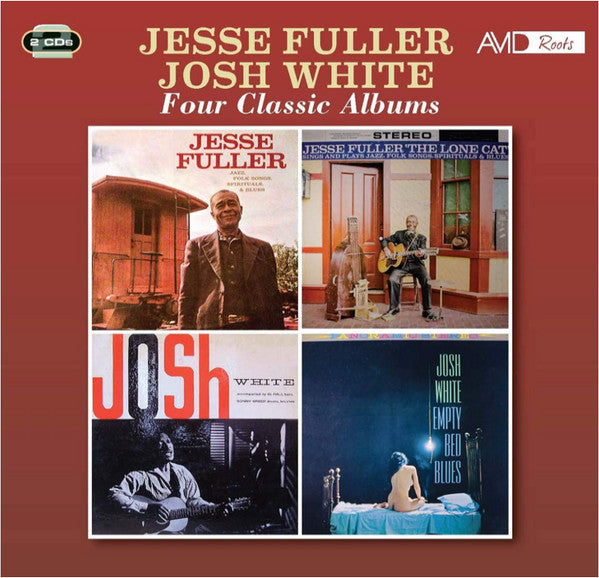 Jesse Fuller / Josh White : Four Classic Albums (2xCD, Comp, RM)