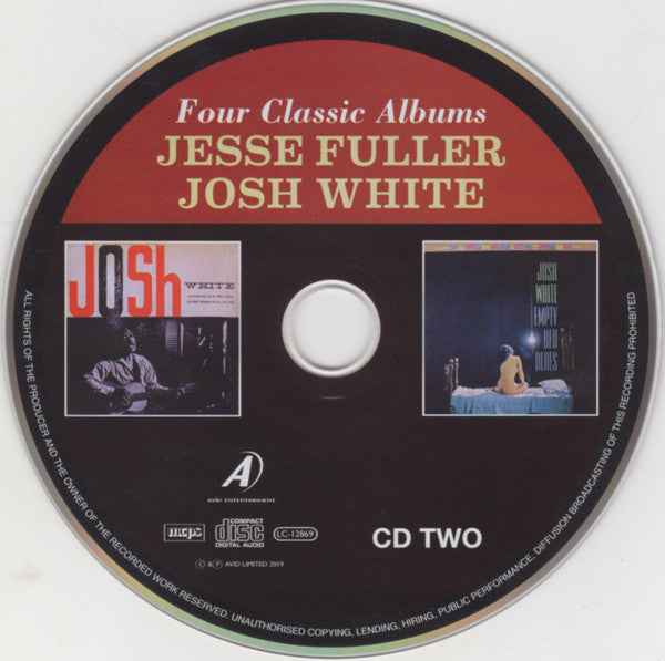 Jesse Fuller / Josh White : Four Classic Albums (2xCD, Comp, RM)