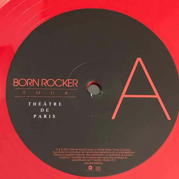 Johnny Hallyday : Born Rocker Tour - Concert Au Théâtre De Paris (2xLP, Album, Ltd, RE, Red)