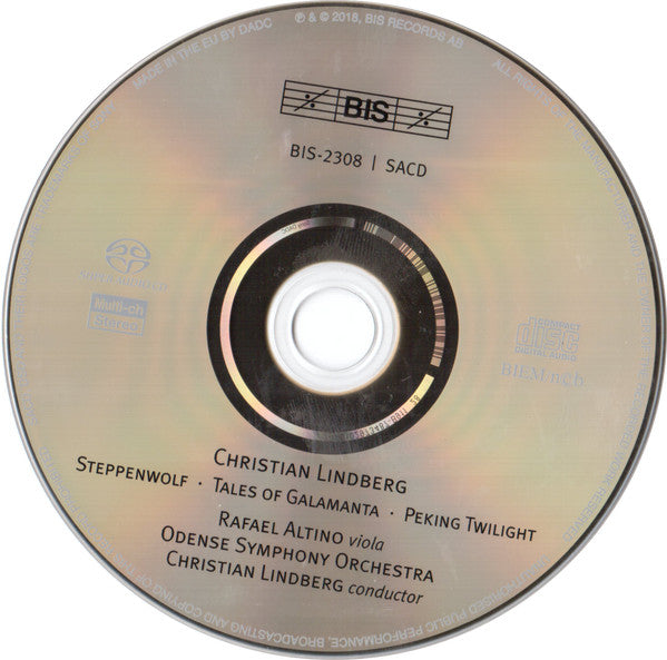 Christian Lindberg, Rafael Altino, Odense Symfoniorkester : Steppenwolf - Viola Concerto ● Tales Of Galamanga ● Peking Twilight (SACD, Hybrid, Multichannel)