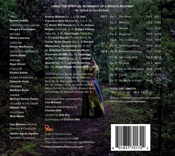 Lisa Bielawa - Erik Ehn, Charles Otte : Vireo: The Spiritual Biography Of A Witch's Accuser (2xCD, Album + DVD-V)