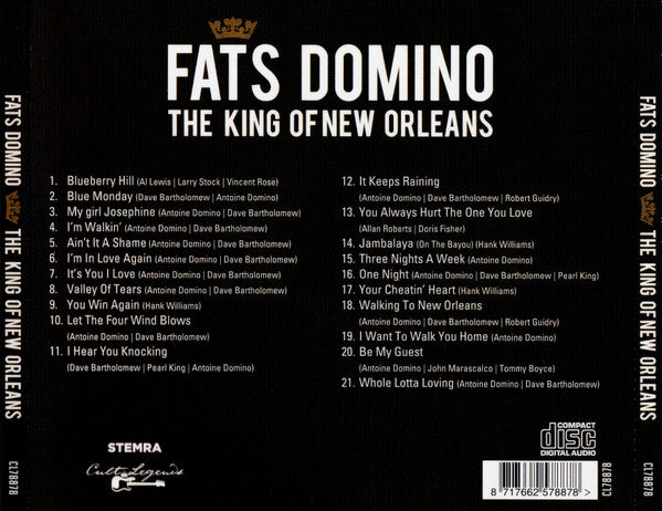 Fats Domino : The King Of New Orleans (CD, Comp, Unofficial)