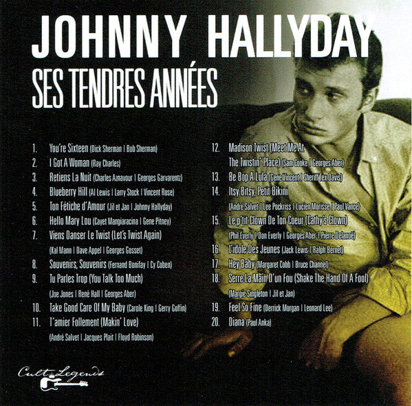 Johnny Hallyday : Ses Tendres Années (CD, Comp, Unofficial)