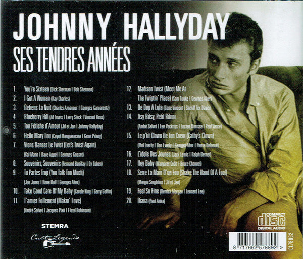 Johnny Hallyday : Ses Tendres Années (CD, Comp, Unofficial)