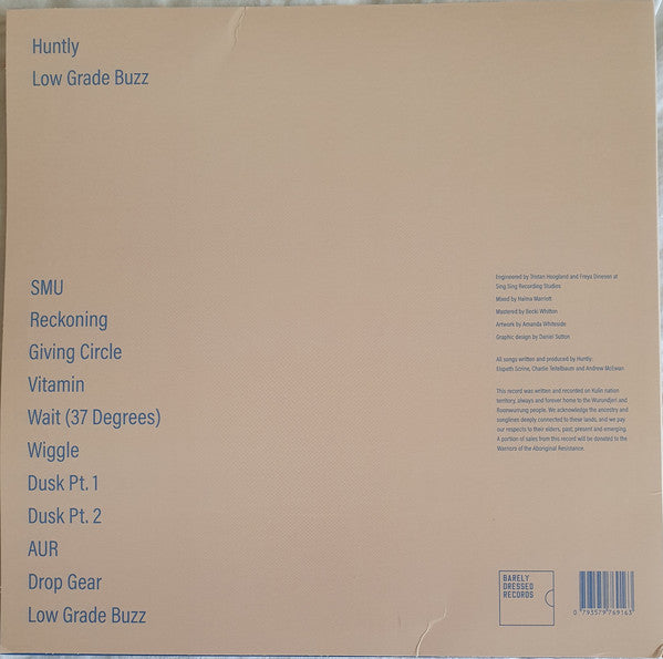 Huntly : Low Grade Buzz (LP, Album, Ltd, Blu)