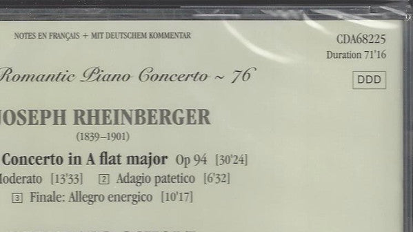Josef Rheinberger • Bernhard Scholz – Simon Callaghan, BBC Scottish Symphony Orchestra, Ben Gernon : Piano Concertos (CD)