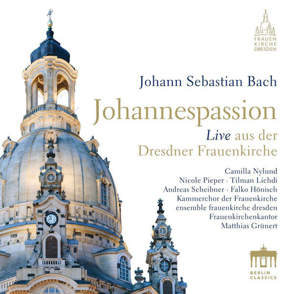 Johann Sebastian Bach - Camilla Nylund, Nicole Pieper, Tilman Lichdi, Andreas Scheibner, Falko Hönisch, Kammerchor Der Frauenkirche, Ensemble Frauenkirche Dresden, Frauenkirchenkantor, Matthias Grünert : Johannespassion (2xCD, Album)