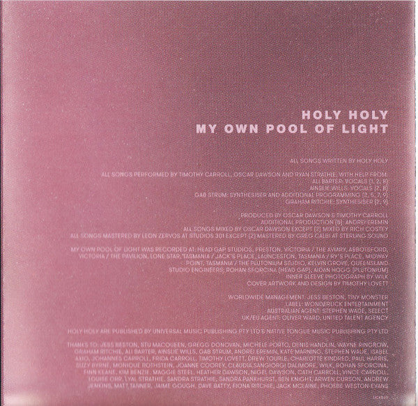 Holy Holy : My Own Pool Of Light (CD, Album)