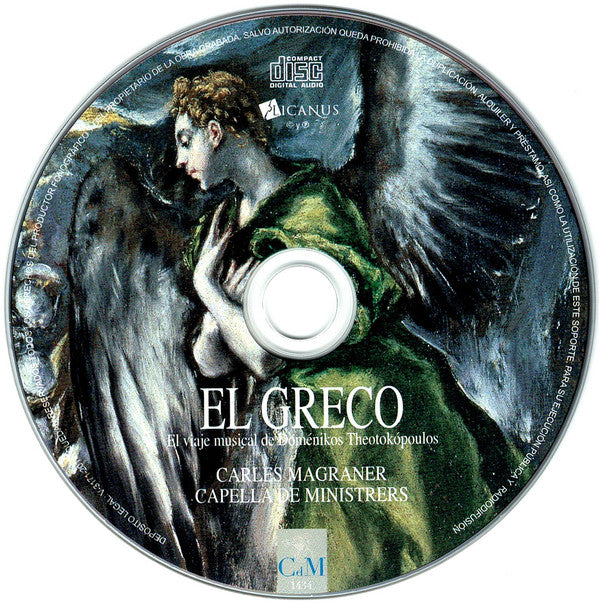 Capella De Ministrers, Carles Magraner : El Greco (CD)