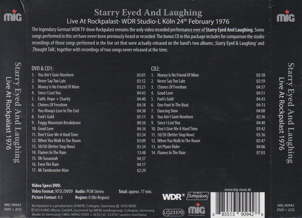 Starry Eyed And Laughing : Live At Rockpalast 1976 (CD, Album + CD, Comp + DVD-V, NTSC)