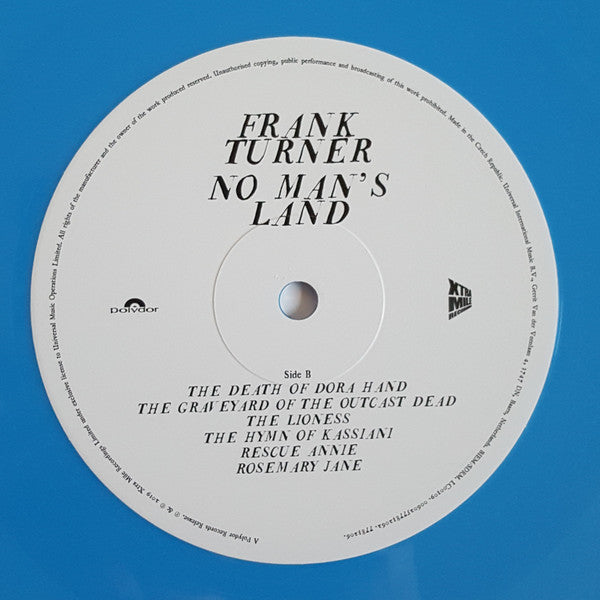 Frank Turner : No Man's Land (LP, Album, Blu)