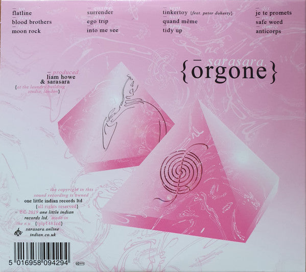 Sarasara : Orgone (CD, Album)