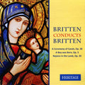 Benjamin Britten, Københavns Drengekor, Enid Simon, Michael Hartnett, The English Opera Group, Purcell Singers, Choir Of All Saints Church, Margaret Street, Jonathan Steele, Philip Todd, Donald Francke, George Malcolm, Mogens Wöldike : Britten Conducts Britten (CD, Comp, Mono)