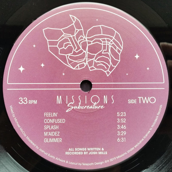 Missions : Subcreature (LP, Album)