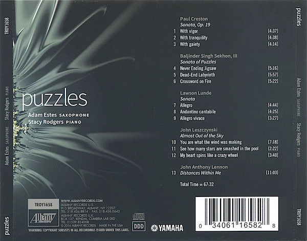 Adam Estes (2), Stacy Rodgers (2) : Puzzles (CD, Album)