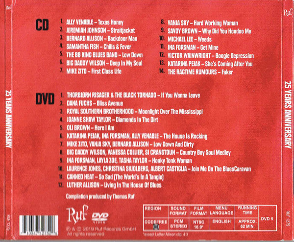 Various : 25 Years Anniversary (CD + DVD-V, NTSC + Comp)