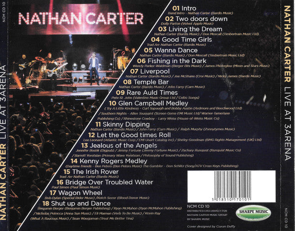 Nathan Carter : Live At 3arena (CD, Album)