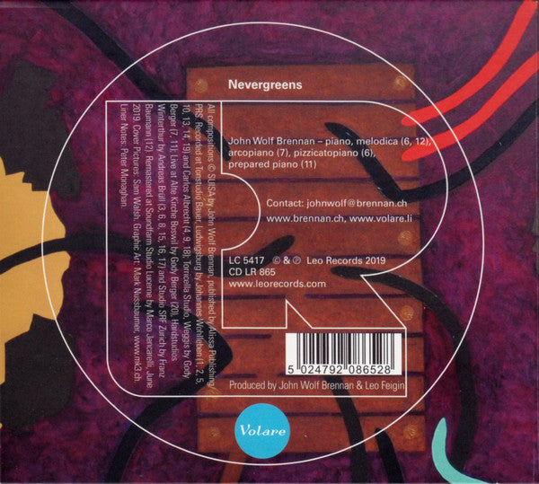 John Wolf Brennan : Nevergreens (CD, Album, Comp, RM)
