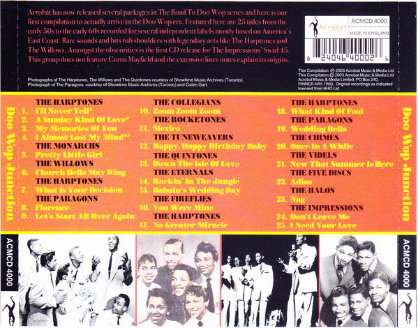 Various : Doo Wop Junction (CD, Comp)
